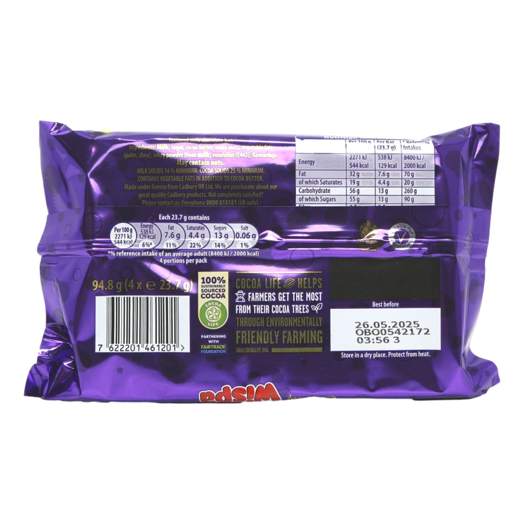 Cadbury Wispa 4Pk 95G