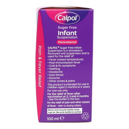 Calpol Infant 100ml Sugar Free (MED)