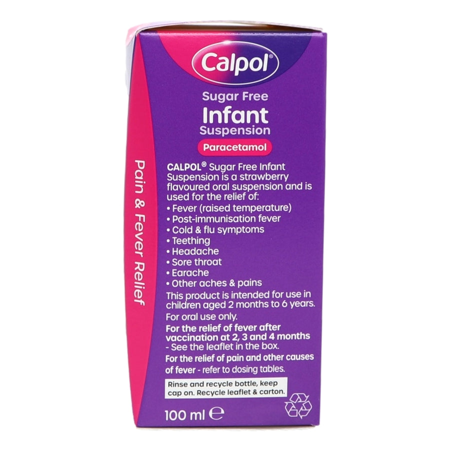 Calpol Infant 100ml Sugar Free (MED)