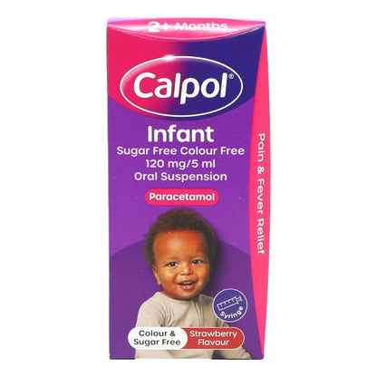 Calpol Infant Colour Free Sugar Free Suspension MED