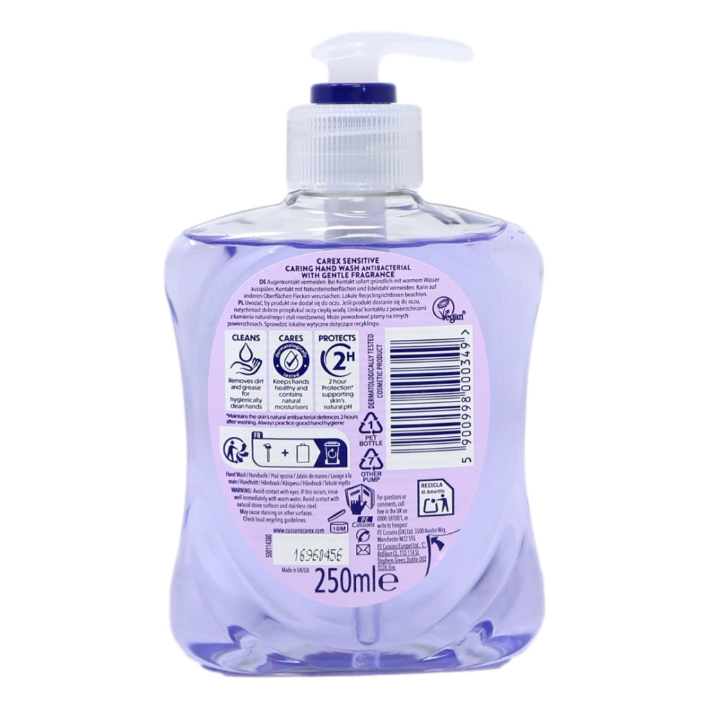 Carex Handwash 250ml Sensitive