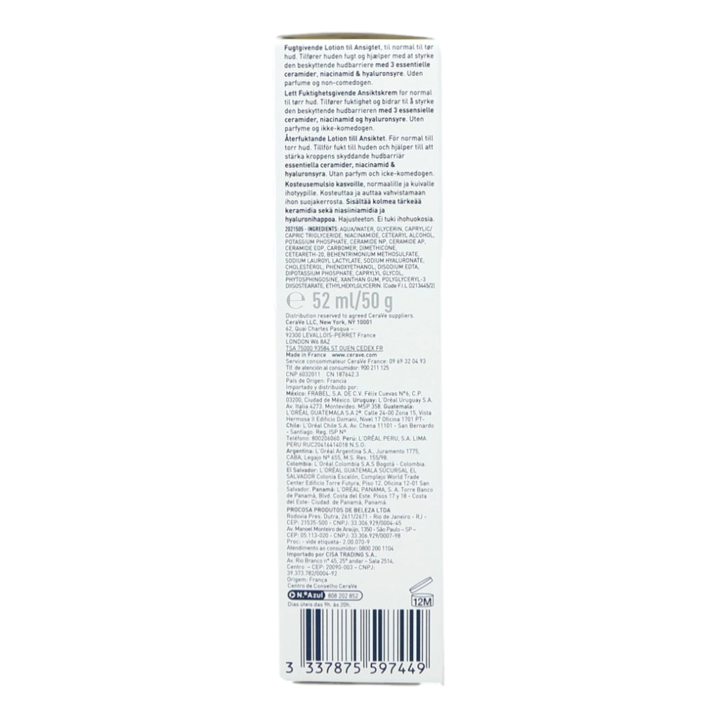 Cerave Facial Moisturiser 52ml