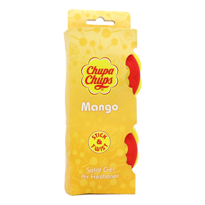 Chupa Chups Stick & Twist Solid Gel Air Freshener 2x40g Grape, Mango, Cherry, Strawberry & Cream