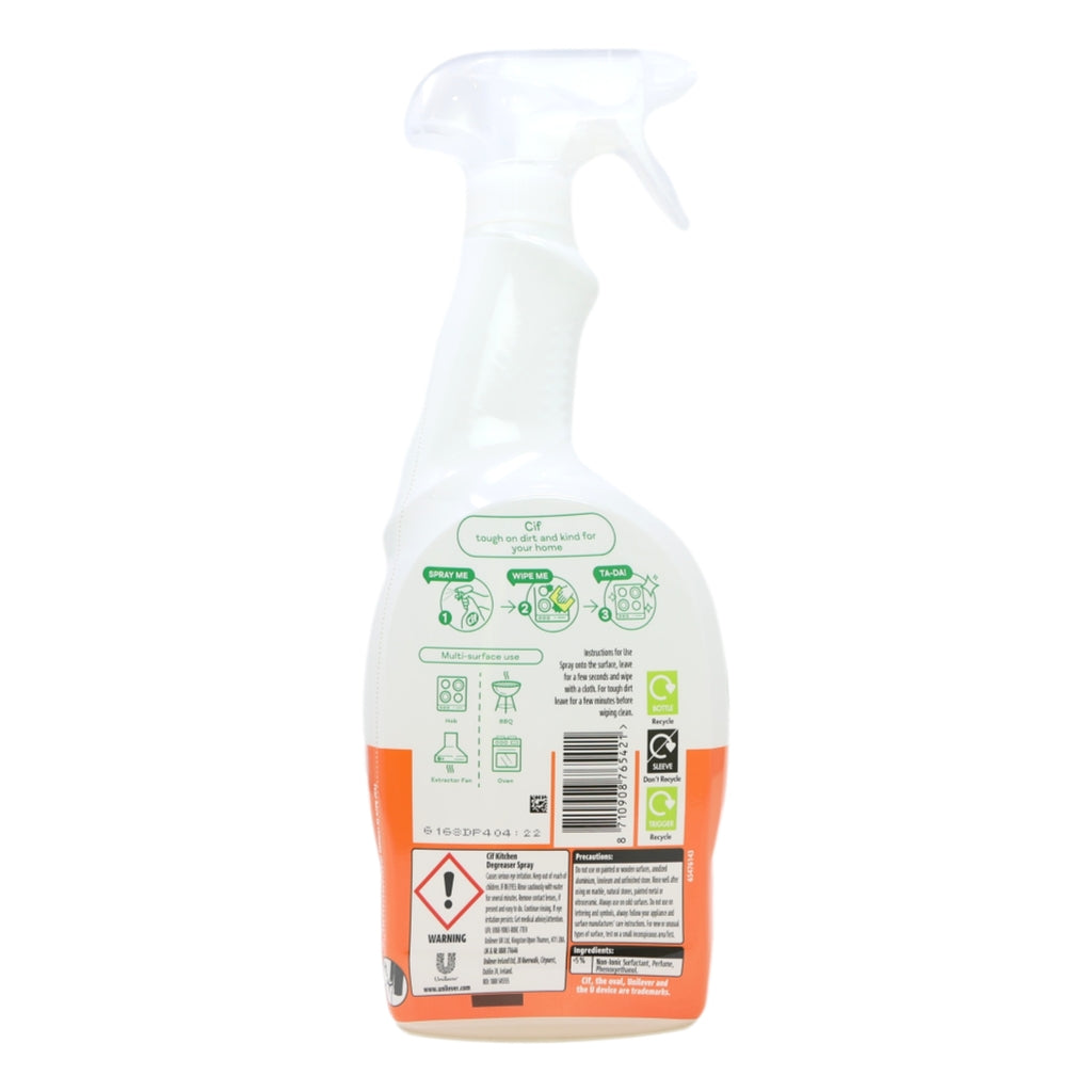 Cif Power & Shine Spray 700ml Kitchen