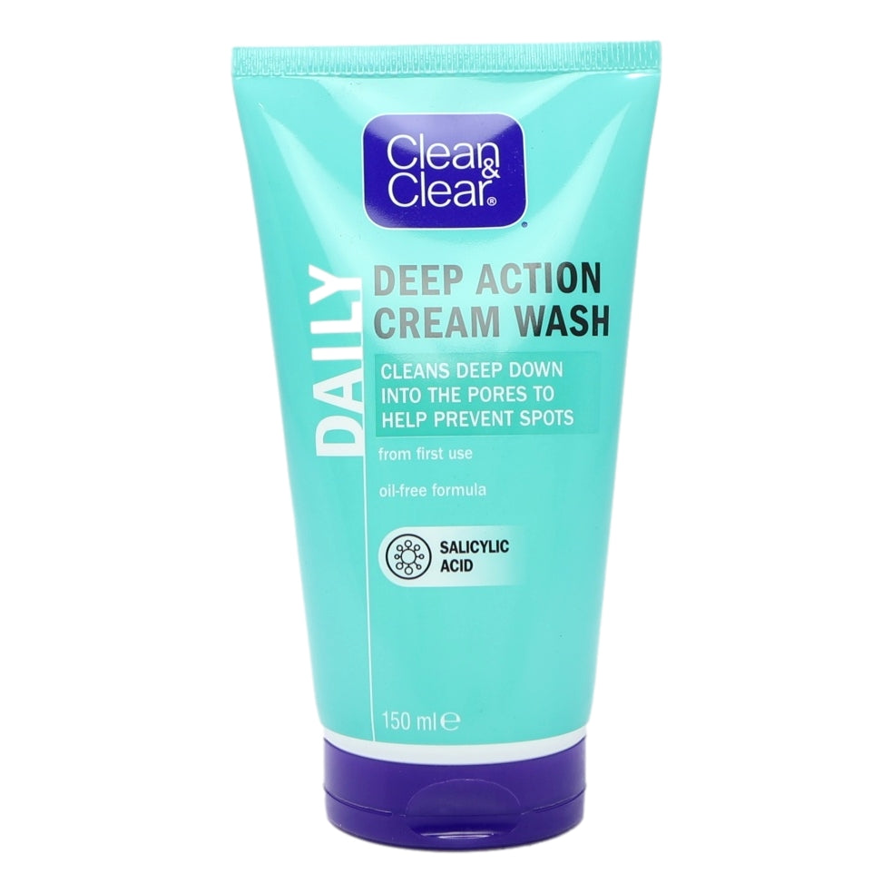 Clean & Clear 150ml Cleanser Deep Action Cream
