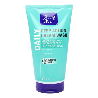 Clean & Clear 150ml Cleanser Deep Action Cream