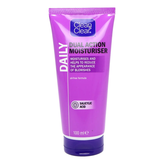 Clean & Clear Dual Act 100ml Moisturising Cream