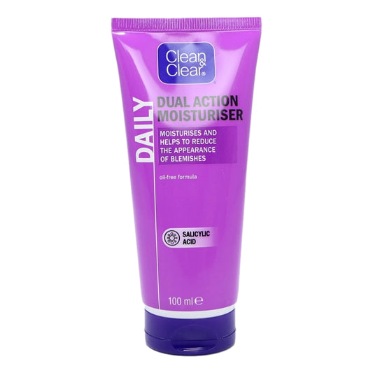 Clean & Clear 100ml Dual Act Moisturising Cream