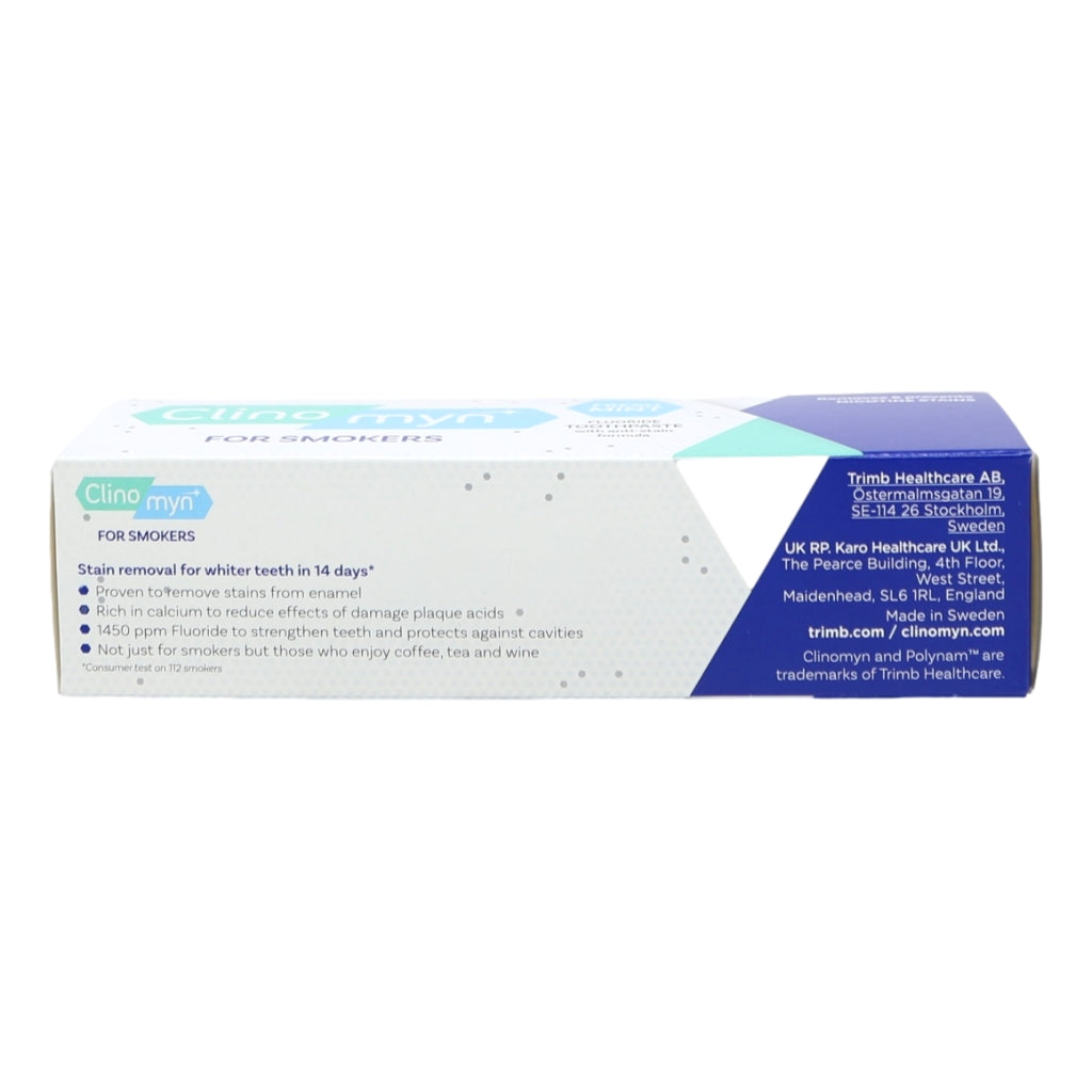 Clinomyn Smokers Toothpaste 75ml Fresh Mint