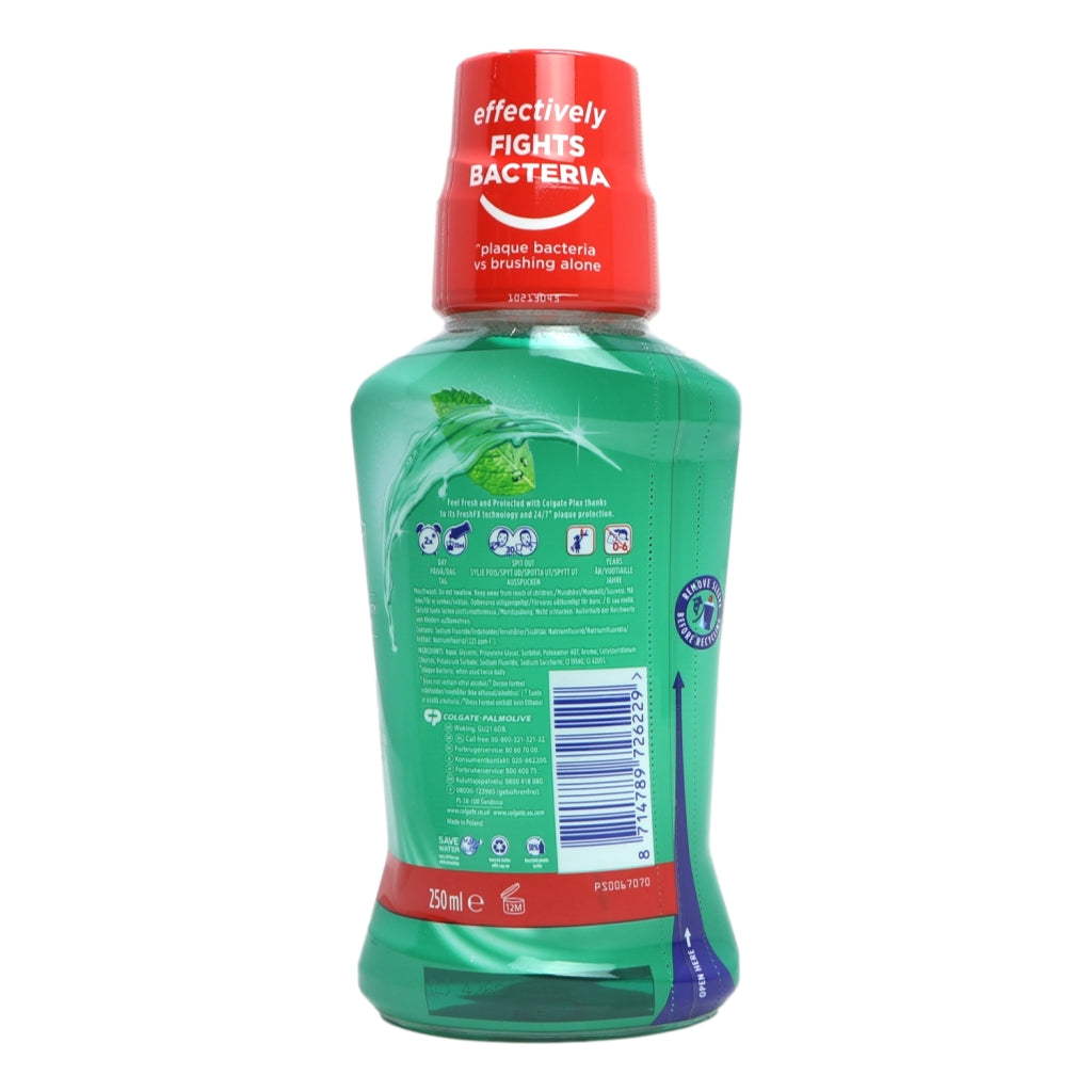 Colgate Mouth Rinse 250ml Plax Soft Green