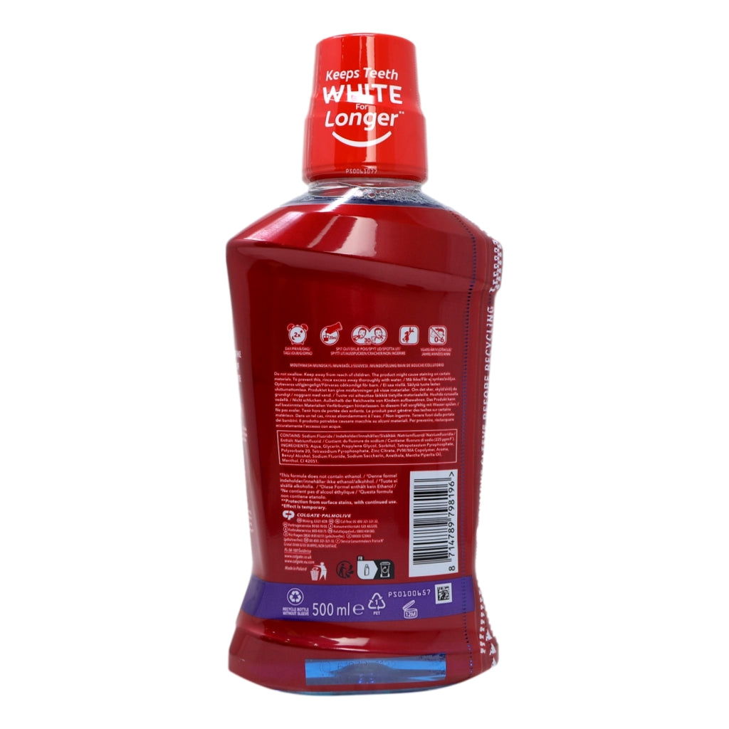 Colgate Mouth Rinse 500ml Max White One