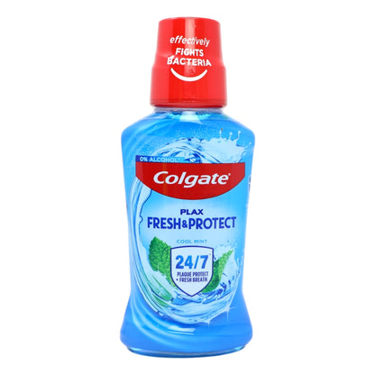 Colgate Mouth Rinse Plax 250ml Cool Blue