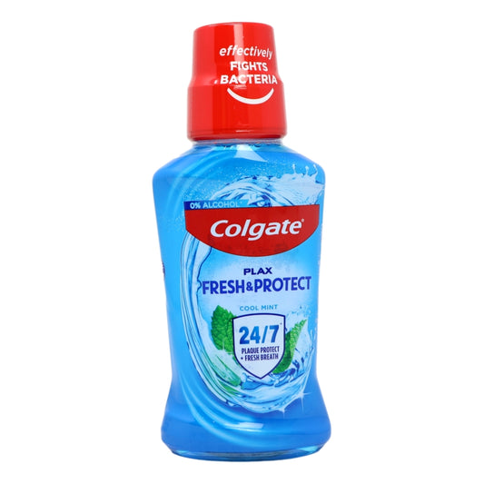 Colgate Mouth Rinse Plax 250ml Cool Blue