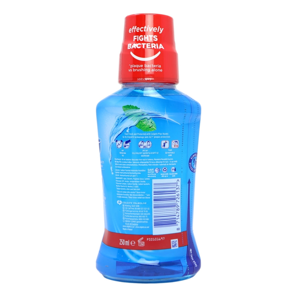 Colgate Mouth Rinse Plax 250ml Cool Blue