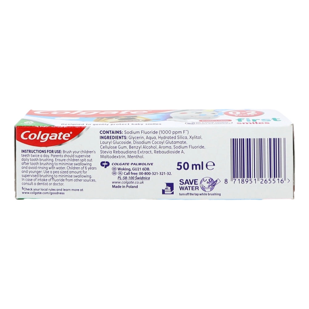 Colgate Toothpaste Kids 50ml Mild Fruit 0-2 Years