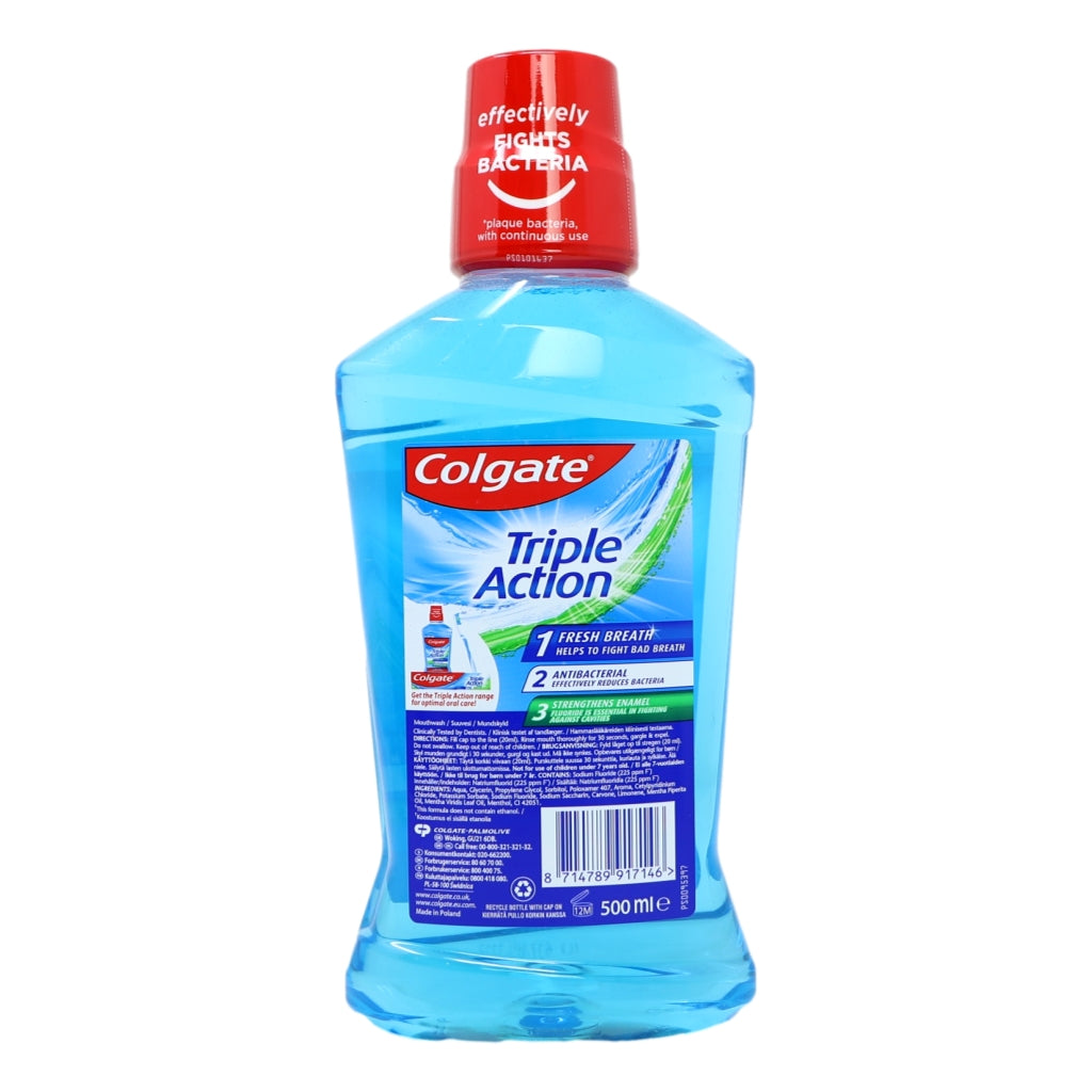 Colgate Mouth Rinse 500ml Triple Action