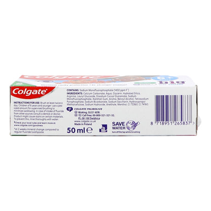 Colgate Toothpaste Kids 50ml Mild Mint 6+Years