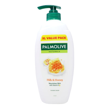 Palmolive Shower Gel 750ml Milk & Honey Pump