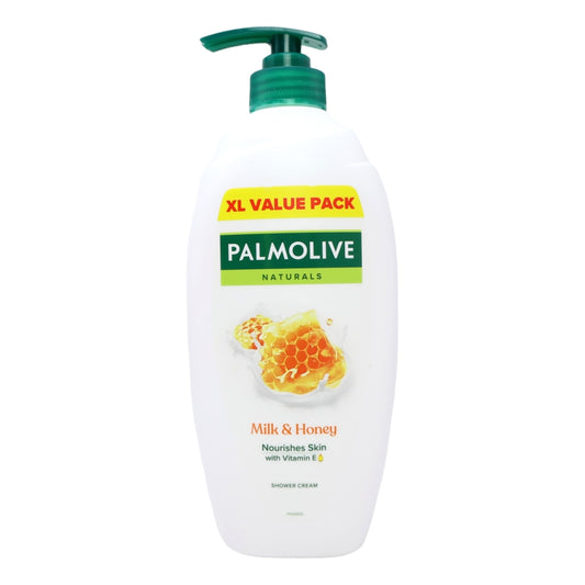 Palmolive Shower Gel 750ml Milk & Honey Pump