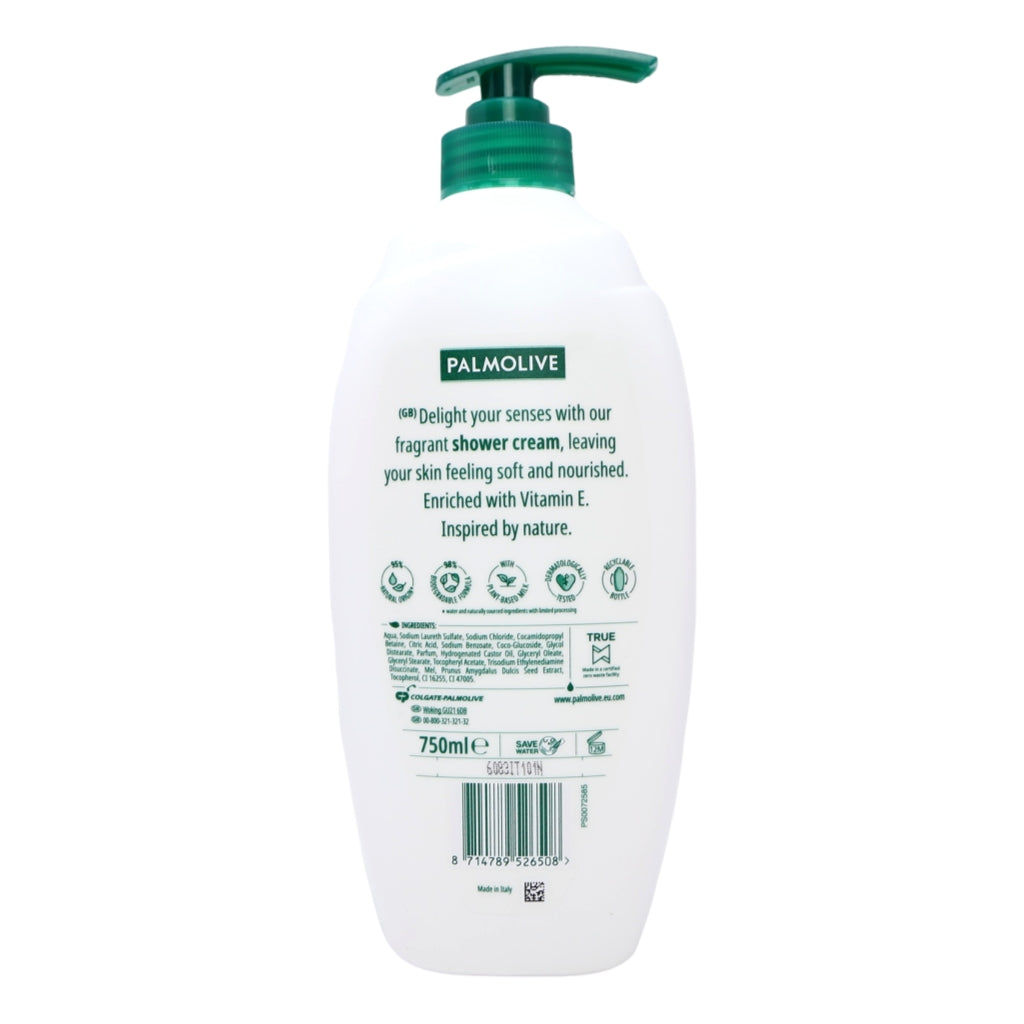 Palmolive Shower Gel 750ml Milk & Honey Pump