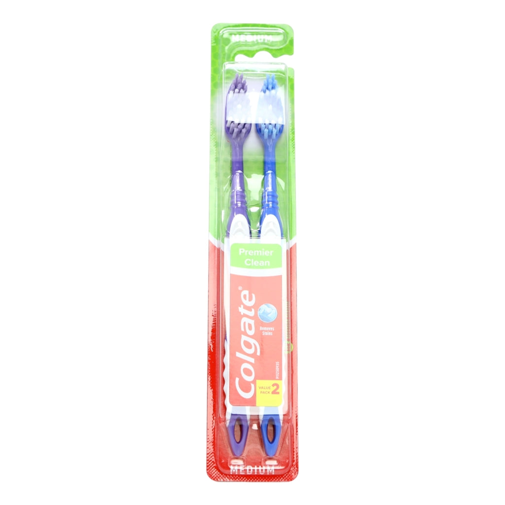 Buy Colgate Toothbrush Premier Clean 2 Pack online at Intamarque Wholesale – Trusted FMCG distributor