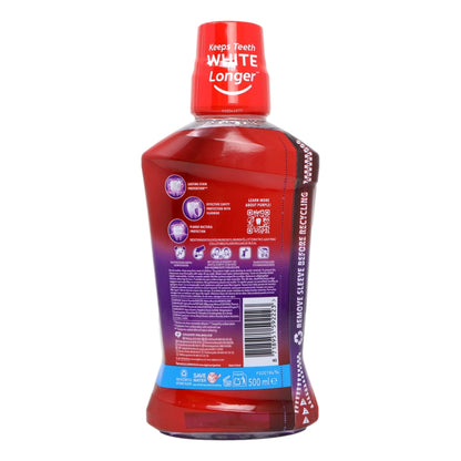 Colgate Mouth Rinse 500ml Max White Purple