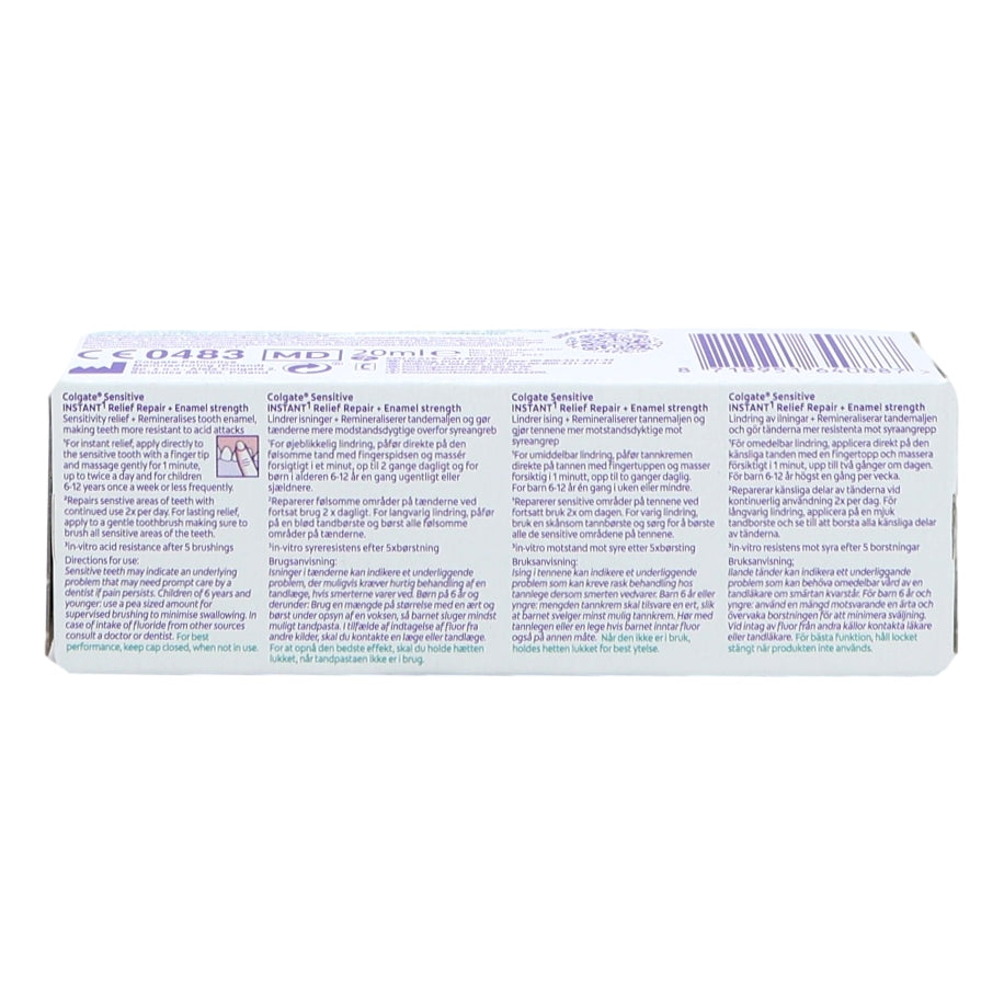 Colgate Toothpaste 20ml Sensitive Instant Relief Enamel