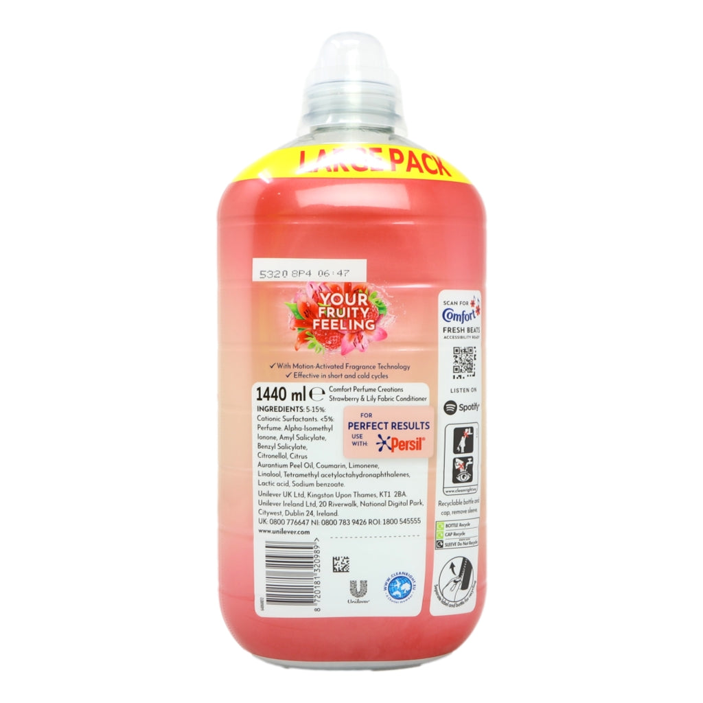 Comfort Fabric Conditioner 48w Creations Strawberry