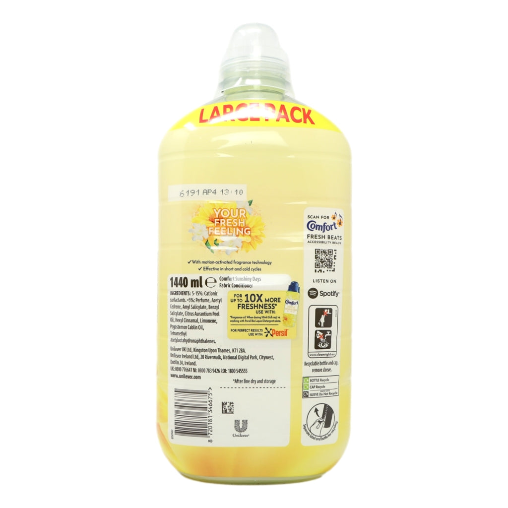 Comfort Fabric Conditioner 48w Sunshiny Days