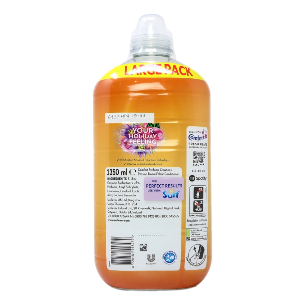 Comfort Fabric Conditioner 45w Passion Bloom