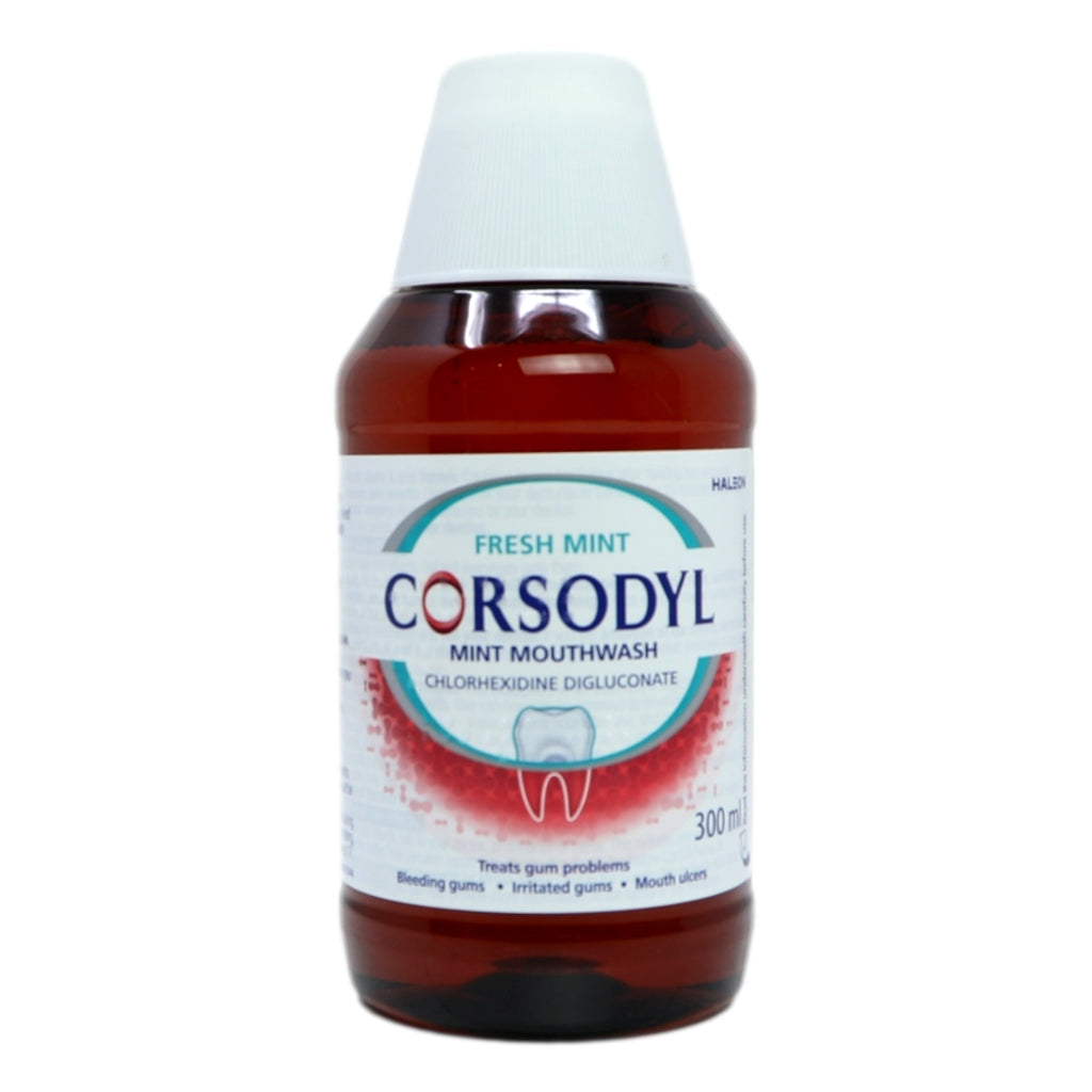 Corsodyl Mouthwash 300ml Mint (MED)