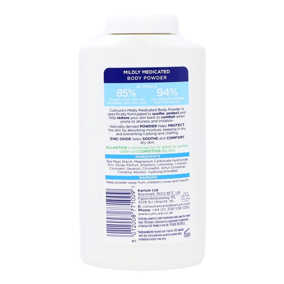 Cuticura Body Powder 150g Mildly Medicated