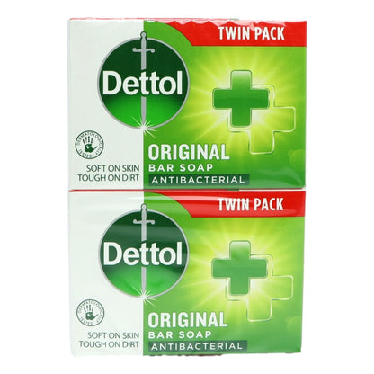 Dettol Bar Soap 2x100g Anti-Bacterial