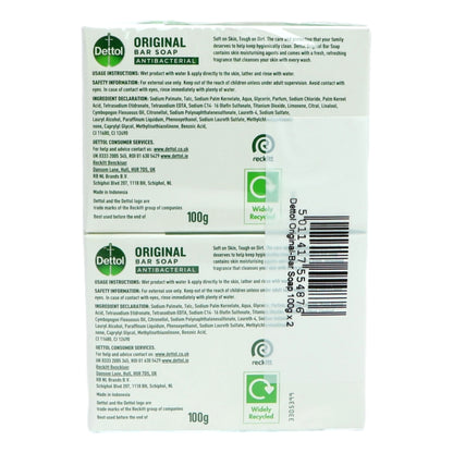 Dettol Bar Soap 2x100g Anti-Bacterial