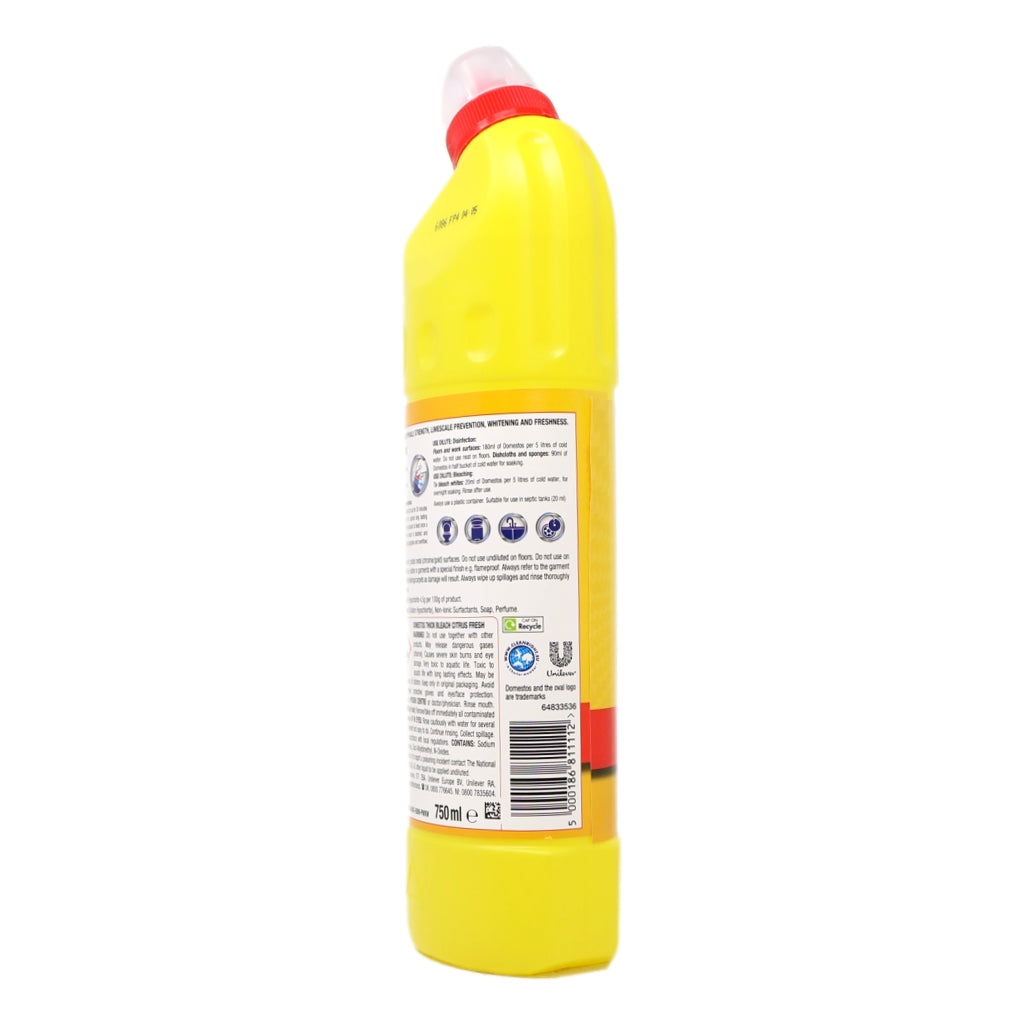 Domestos Bleach 750ml Citrus