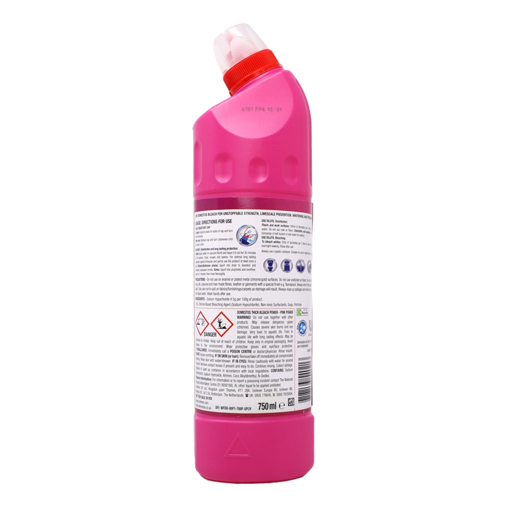 Domestos Bleach 750ml Pink