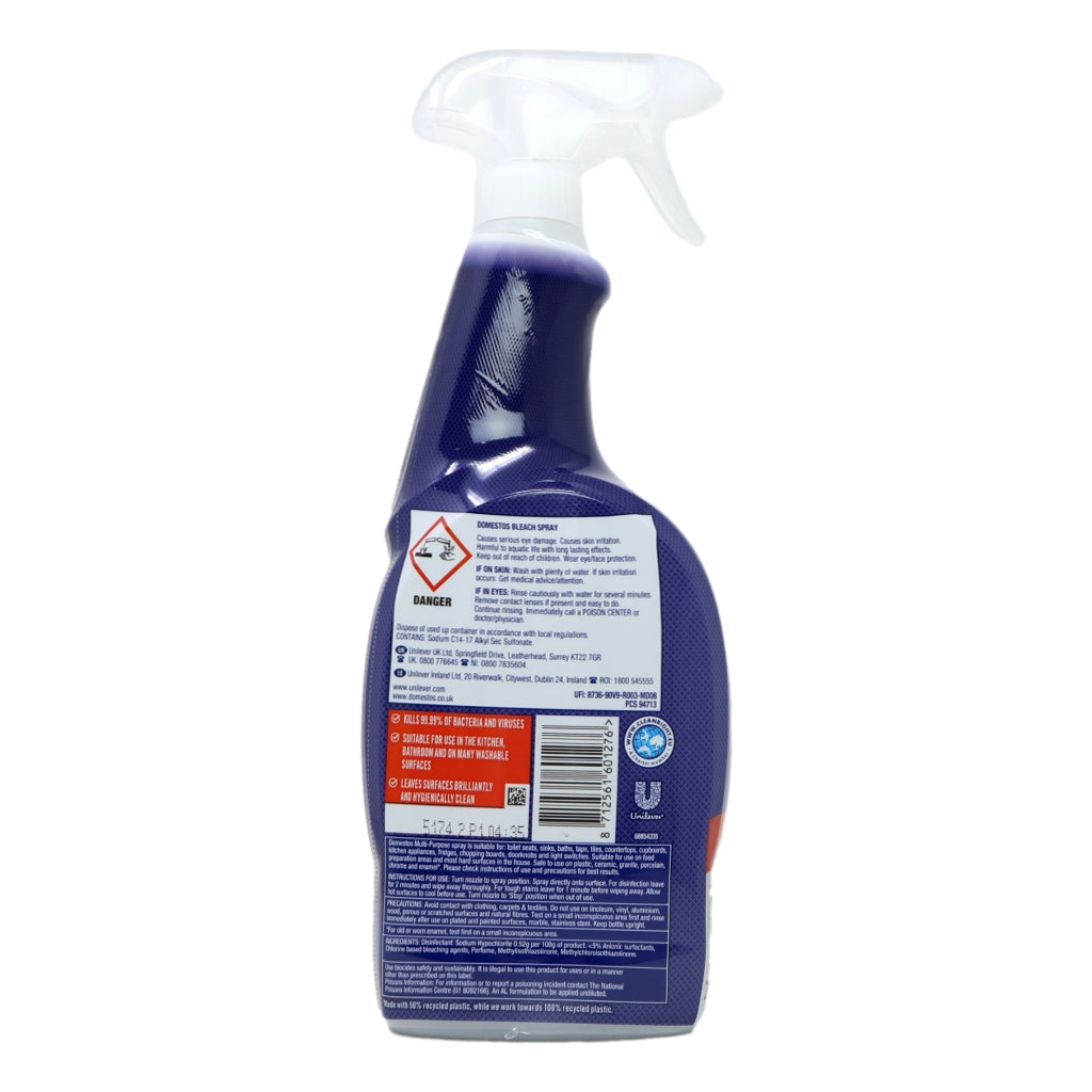 Domestos Cleaning Spray 700ml Bleach