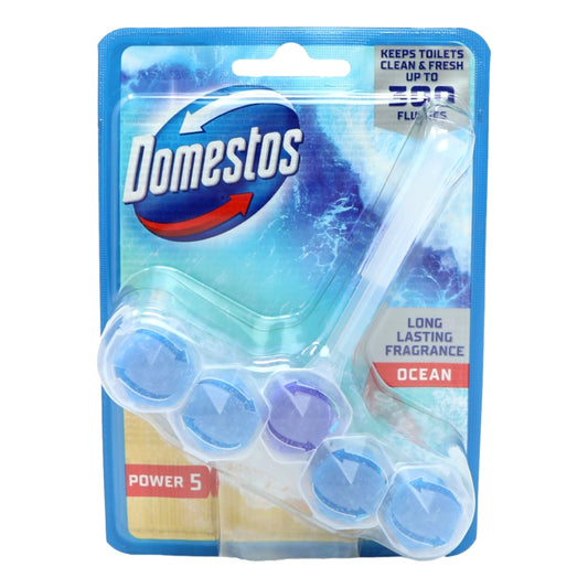 Buy Domestos Power 5 Toilet Rim Block 55g Ocean online at Intamarque Wholesale – Trusted FMCG distributor