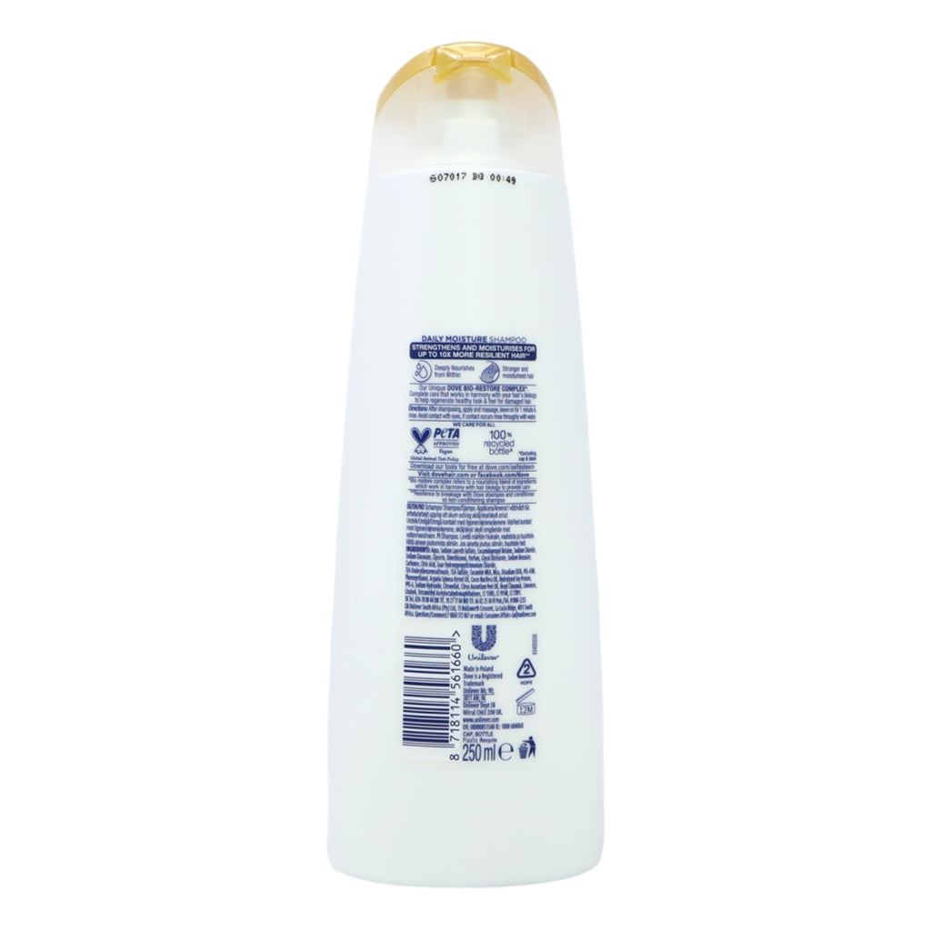 Dove Hair Shampoo 250ml Daily Moisture