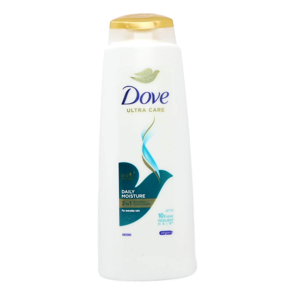 Dove Hair Shampoo 400ml Daily Moist 2in1