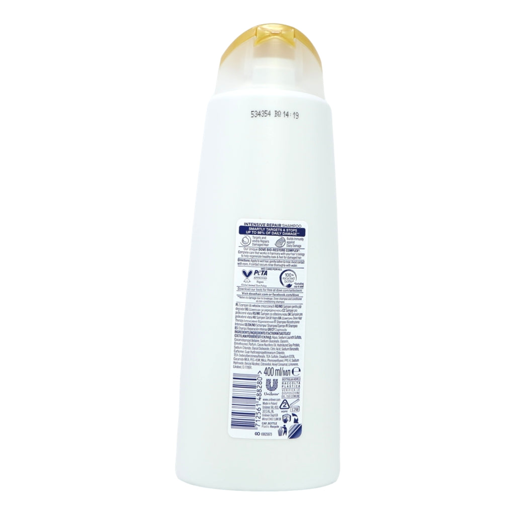 Dove Hair Shampoo 400ml Intensive Repair