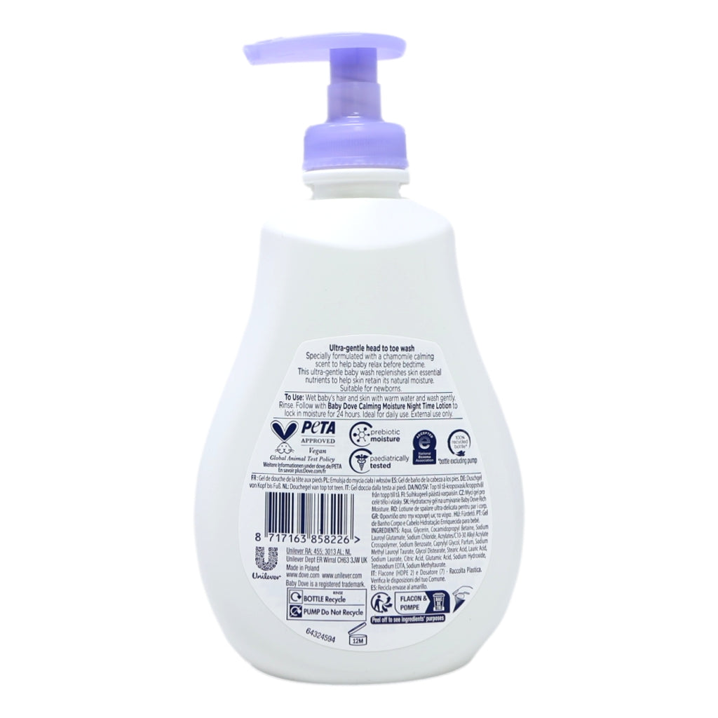Dove Baby Head to Toe 400ml Night Time Calming Wash