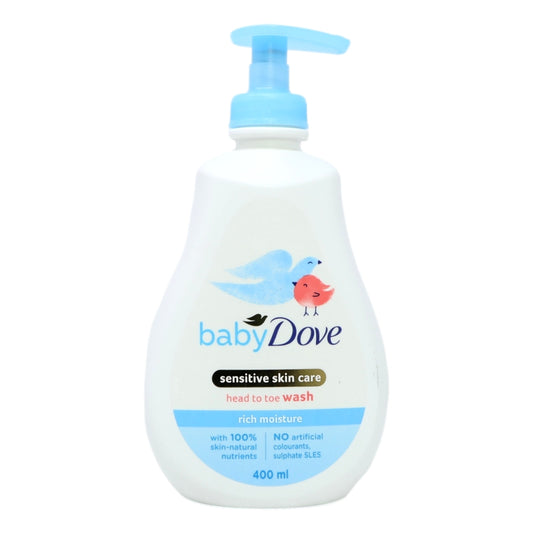Dove Baby Head to Toe Wash 400ml Rich Moisture