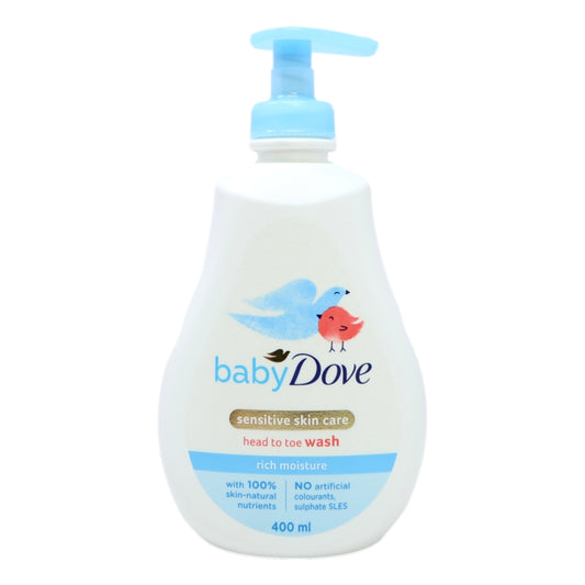 Dove Baby Head to Toe Wash 400ml Rich Moisture