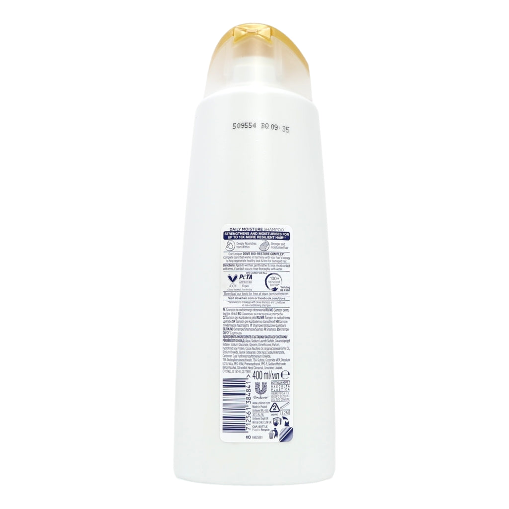 Dove Shampoo 400ml Daily Moisture