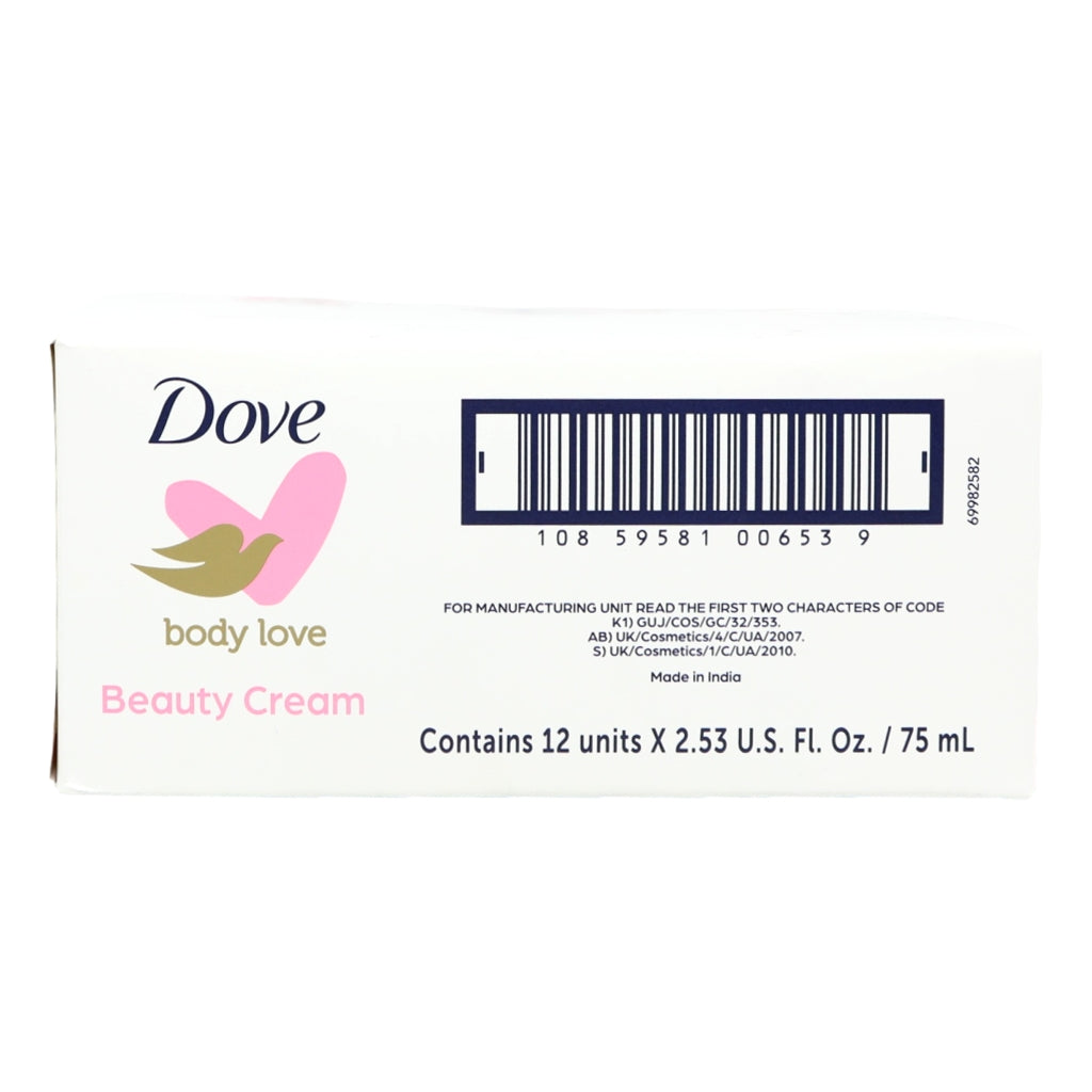 Dove Cream 75ml Nourishing Beauty (4x12s)
