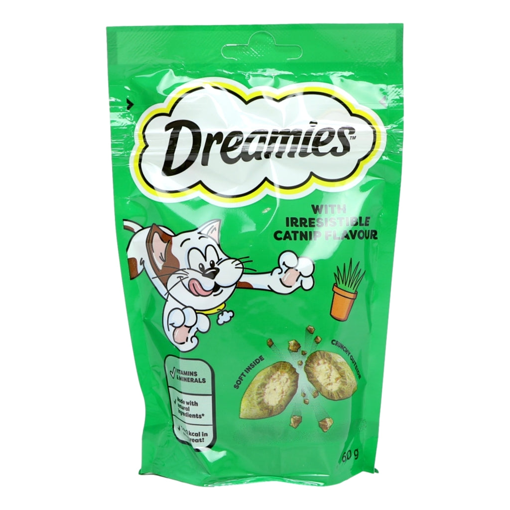 Buy Dreamies Cat Treats With Catnip 60g online at Intamarque Wholesale – Trusted FMCG distributor