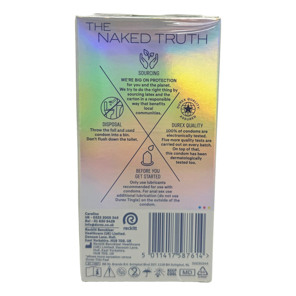 Durex Condoms 12pk Nude Close Fit