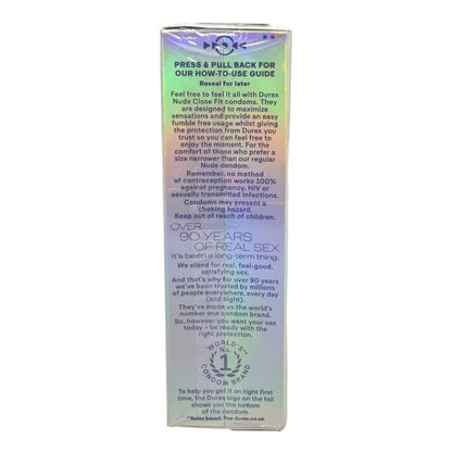 Durex Condoms 12pk Nude Close Fit