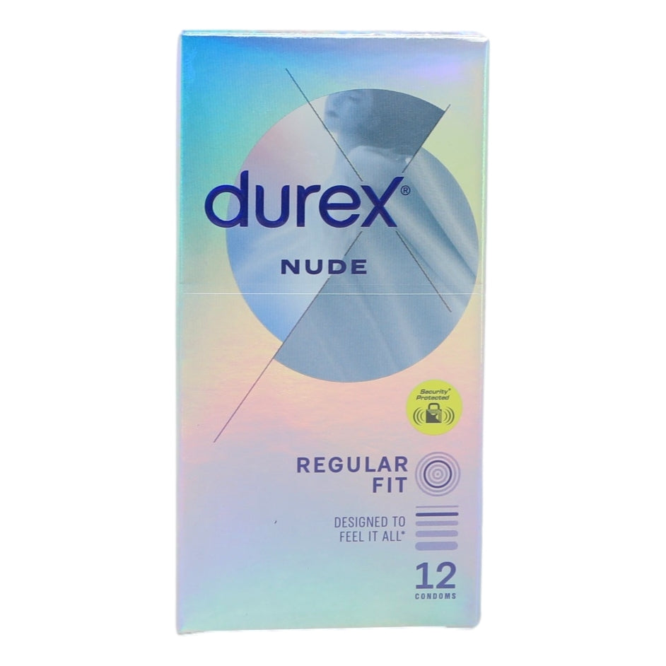 Durex Condoms 12pk Nude Regular Fit